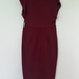 EXPRESS burgundy cocktail/work dress